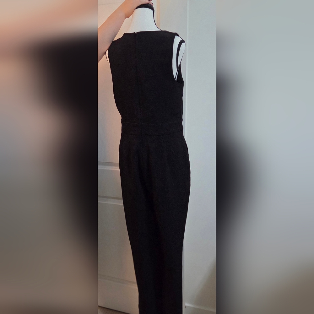 Elegant Black Sleeveless Jumpsuit Express - Picture 2 of 10